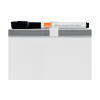 Nobo Whiteboard 28 x 22cm magnetlackerat stål | Nobo slimline QB05142ASTD 247140 - 3