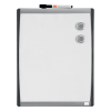 Whiteboard 35.5 x 28cm med böjd ram | Nobo