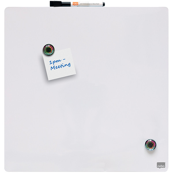 Nobo Whiteboard 36 x 36cm magnetisk | Nobo Quartet | vit 1903802 208162 - 3