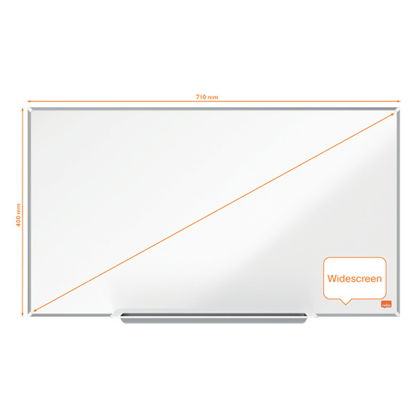 Nobo Whiteboard 71 x 40cm magnetlackerat emalj | Nobo Impression Pro 1915248 247401 - 1