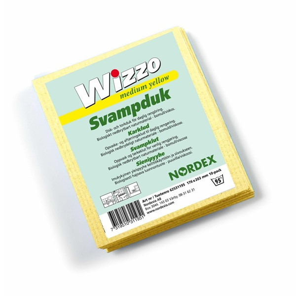 Disktrasa | 17,5x20,3cm | gul | Nordex Wizzo | 10st 501693 - 1