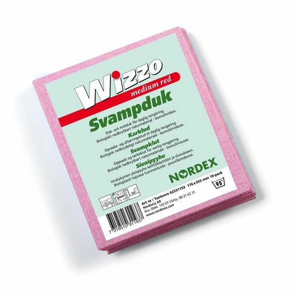 Disktrasa | 17,5x20,3cm | röd | Nordex Wizzo | 10st 501694 - 1