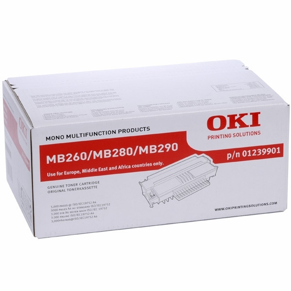 OKI 01239901 svart toner (original) 01239901 036058 - 1