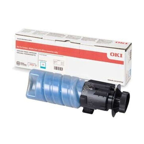 OKI 09006257 cyan toner hög kapacitet (original) 042968 - 1