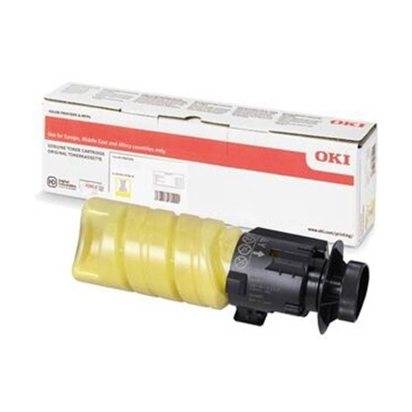 OKI 09006259 gul toner hög kapacitet (original) 042972 - 1