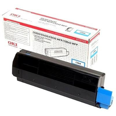 OKI 42127456 cyan toner hög kapacitet (original) 42127456 035754 - 1