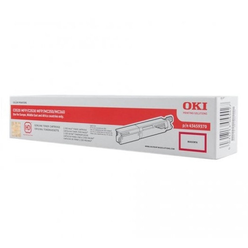 OKI 43459370 magenta toner (original) 43459370 036064 - 1