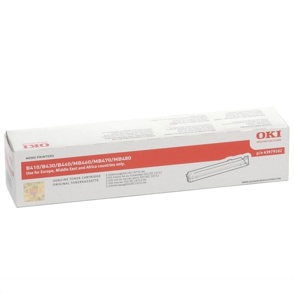 OKI 43979102 svart toner (original) 43979102 036040 - 1