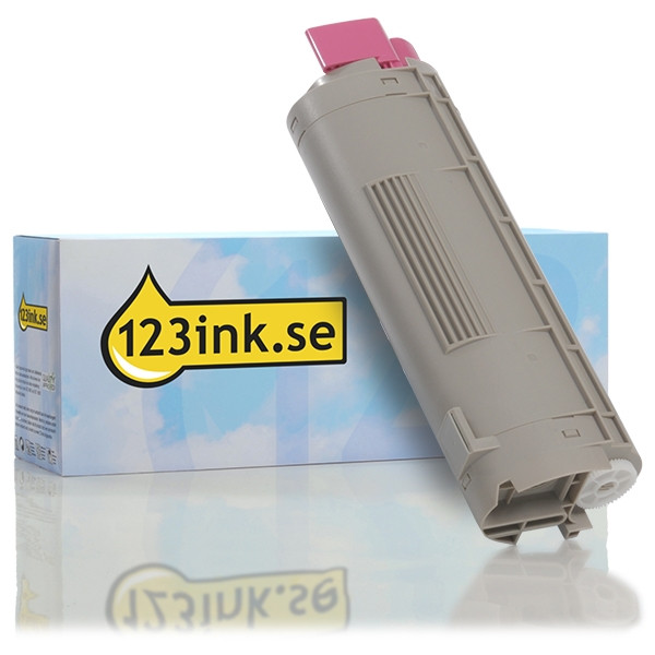 OKI 44318606 magenta toner (varumärket 123ink) 44318606C 036089 - 1