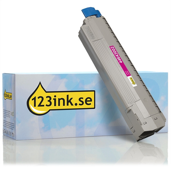 OKI 44643002 magenta toner (varumärket 123ink) 44643002C 042525 - 1