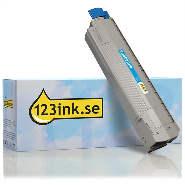 OKI 44643003 cyan toner (varumärket 123ink) 44643003C 042523 - 1