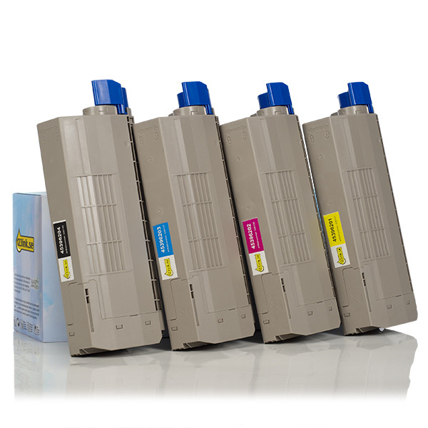 OKI 45396204/03/02/01 toner 4-pack (varumärket 123ink)  130099 - 1