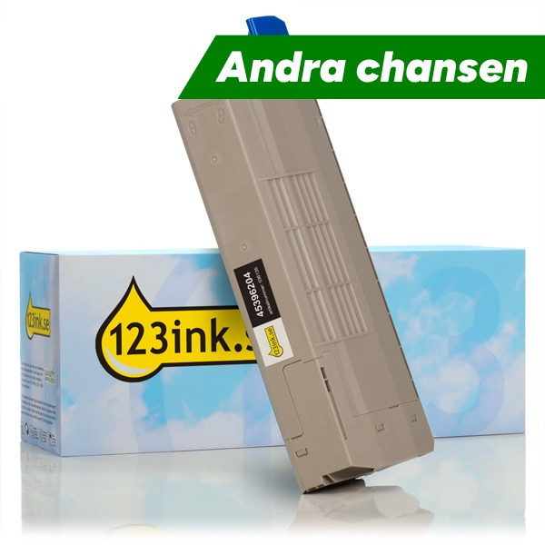 OKI 45396204 svart toner hög kapacitet (varumärket 123ink)⭐ 500558 - 1