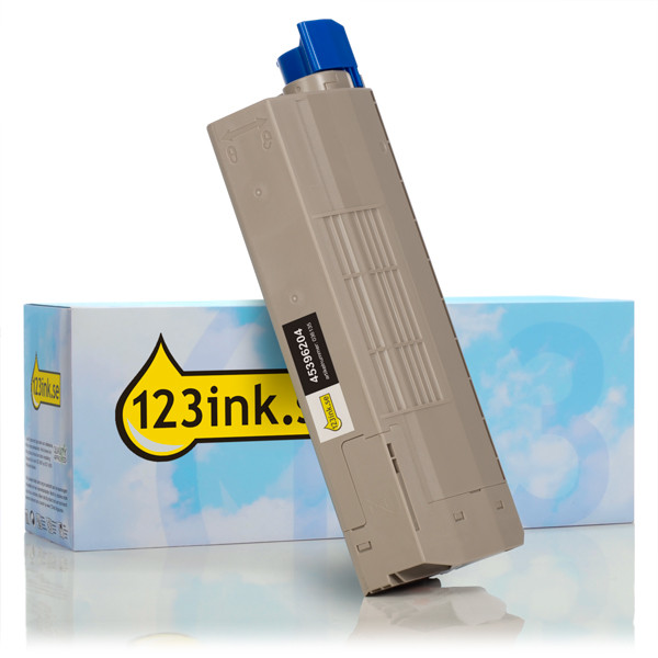 OKI 45396204 svart toner hög kapacitet (varumärket 123ink) 45396204C 036135 - 1