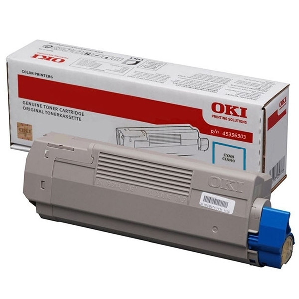 OKI 45396303 cyan toner (original) 45396303 036114 - 1