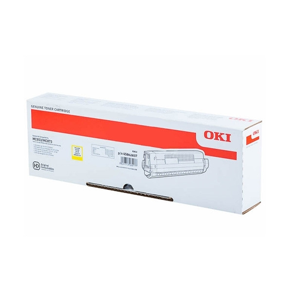 OKI 45862837 gul toner (original) 45862837 042712 - 1