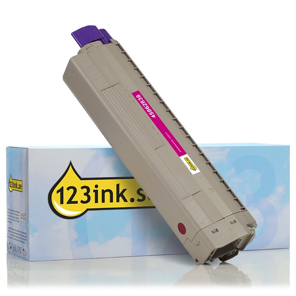 OKI 45862838 magenta toner (varumärket 123ink) 45862838C 042711 - 1