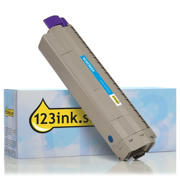 OKI 45862839 cyan toner (varumärket 123ink) 45862839C 042709 - 1