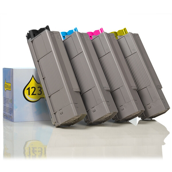 OKI 46507508/07/06/05 toner 4-pack (varumärket 123ink)  130610 - 1