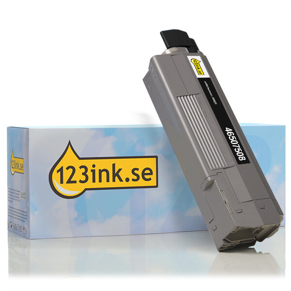 OKI 46507508 svart toner (varumärket 123ink) 46507508C 036201 - 1