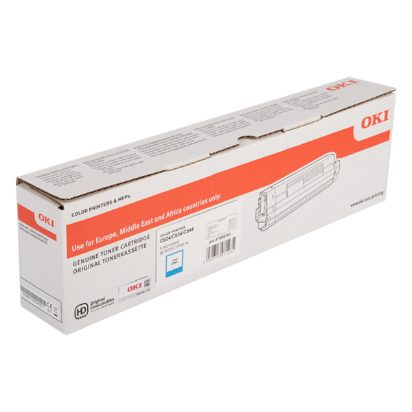 OKI 47095703 cyan toner (original) 47095703 042760 - 1