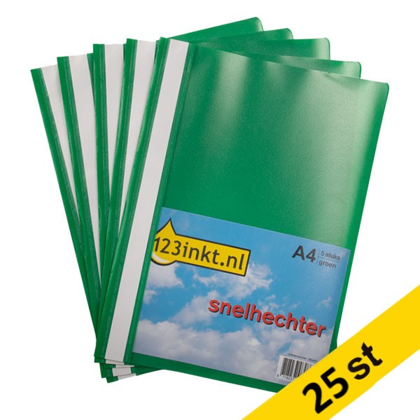 Offertmapp A4 | 123ink grön | 25st⭐ 300548 - 1