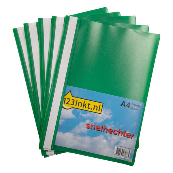 Offertmapp A4 | 123ink grön | 5st 300451 - 1
