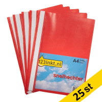 Offertmapp A4 | 123ink röd | 25st 300547