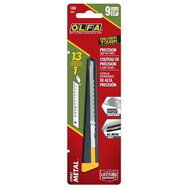 Brytbladskniv 9mm | Olfa 180 219725 - 3