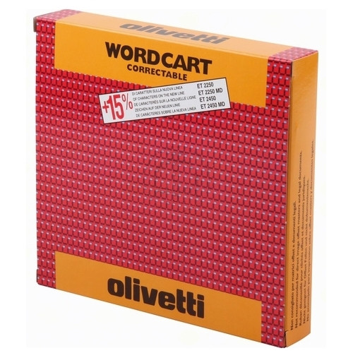 Olivetti 80670 svart carbon färgband (original) 80670 042024 - 1