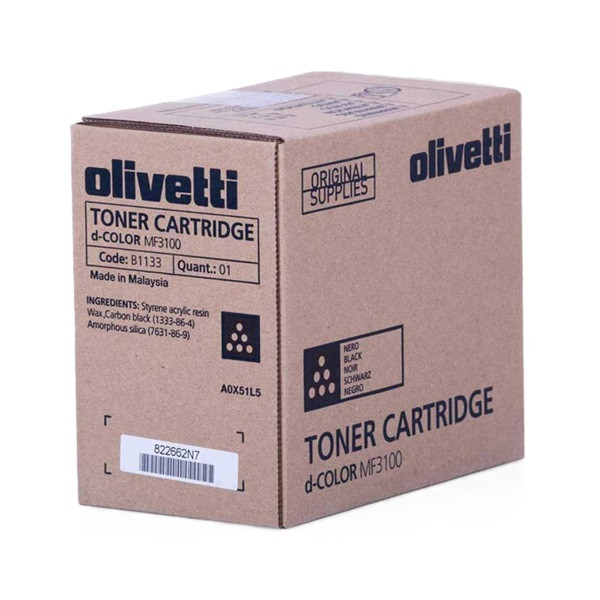 Olivetti B1133 svart toner (original) B1133 077894 - 1