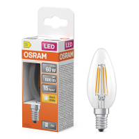 LED lampa E14 | B35 klar | 2700K | 5,5W (60W) [Osram] LOS01189