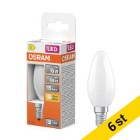 LED lampa E14 | B35 matt | 2700K | 1W (15W) [Osram] 6st LOS01862