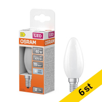 LED lampa E14 | B35 matt | 4000K | 3,4W (40W) [Osram] 6st LOS02153