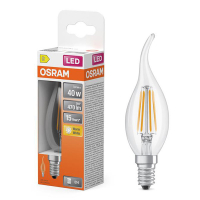 LED lampa E14 | C35T klar | 2700K | 3,4W (40W) [Osram] LOS01799
