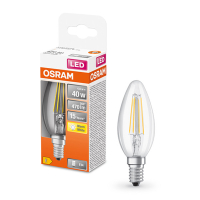 Osram LED lampa E14 | C35 klar | 2700K | 4W (40W) [Osram]  LOS00146