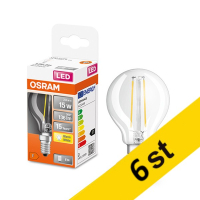 Osram LED lampa E14 | P45 klar | 2700K | 1,5W (15W) 6st [Osram]  LOS00181
