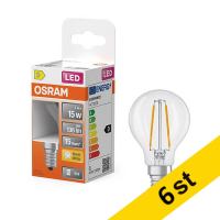 LED lampa E14 | P45 klar | 2700K | 1W (15W) [Osram] 6st LOS01888