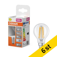 LED lampa E14 | P45 klar | 4000K | 3,4W (40W) [Osram] 6st LOS02169