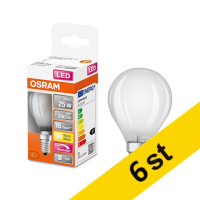 Osram LED lampa E14 | P45 matt | 2700K | 2,2W (25W) dimbar 6st [Osram]  LOS00169