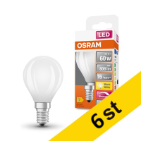 Osram LED lampa E14 | P45 matt | 2700K | 5,5W (60W) dimbar 6st [Osram]  LOS00175
