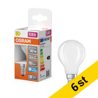 LED lampa E14 | P45 matt | 6500K | 3,4W (40W) [Osram] 6st LOS02179
