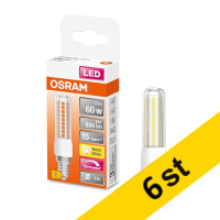 Osram LED lampa E14 | T20 klar | 2700K | 7W (60W) dimbar 6st [Osram]  LOS00448
