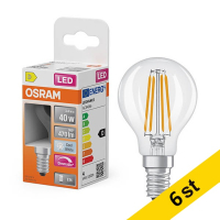 LED lampa E14 Dimbar | P45 klar | 4000K | 3,4W (40W) [Osram] 6st LOS02161