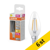 LED lampa E14 dimbar | B35 klar | 2700K | 1,8W (25W) [Osram] 6st LOS01844 - 1