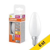 LED lampa E14 dimbar | B35 matt | 2700K | 3,4W (40W) [Osram] 6st LOS01854