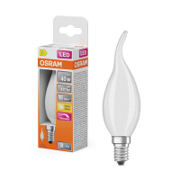 LED lampa E14 dimbar | BA40 matt | 2700K | 3,4W (40W) [Osram] LOS01851