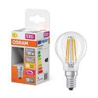 LED lampa E14 dimbar | P45 klar | 2700K | 3,4W (40W) [Osram] LOS01873