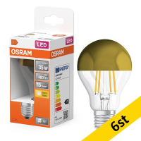 LED lampa E27 | A60 | top coated guld | 2700K | 4W (35W) [Osram] 6st LOS01694