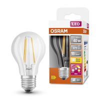 Osram LED lampa E27 | A60 klar | 2700K | 4W (40W) dimbar [Osram]  LOS00360